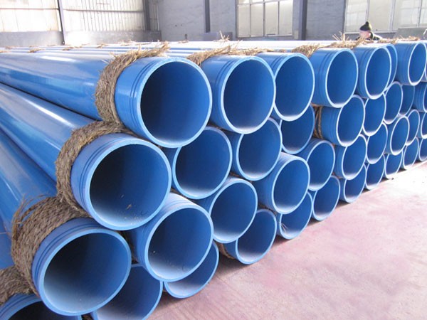 Grooved Plastic Coated Drainage Pipe